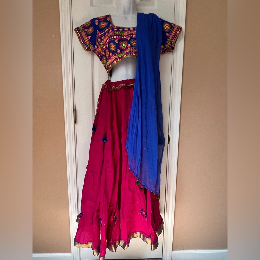 Hot Pink Lehenga with Dupatta